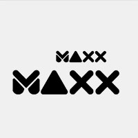 Bold black letters spelling "MAXX" in various sizes adorn a white background.